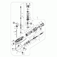 LOWER CASING & DRIVE 1 - 2 Strock for T75T85T90